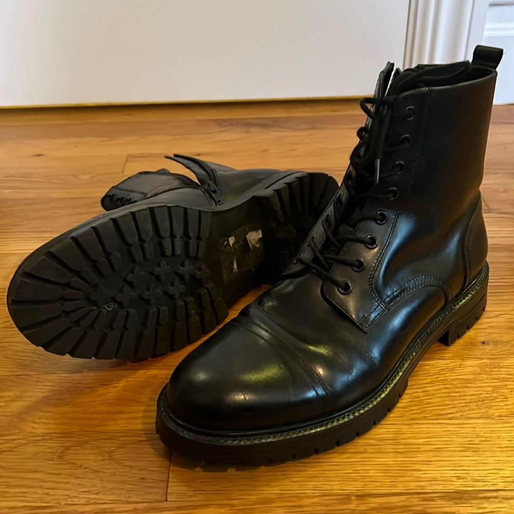 B.P. x Alex Costa Mens Combat Boots Size 9M